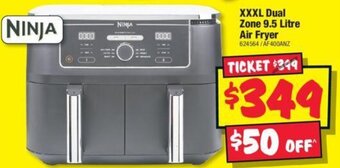 JB Hi-Fi XXXL Dual Zone 9.5 Litre Air Fryer offer