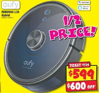 JB Hi-Fi ROBOVAC L35 Hybrid offer