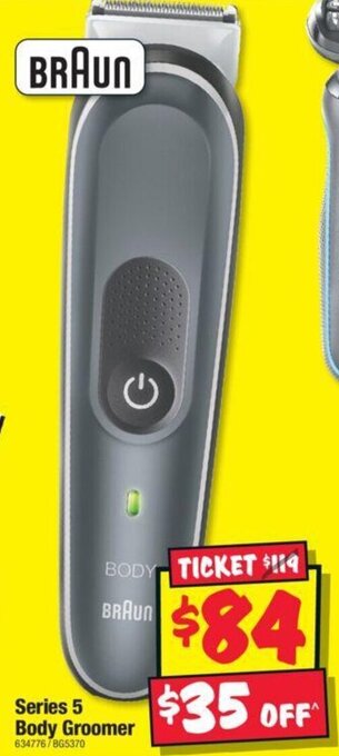 JB Hi-Fi Series 5 Body Groomer offer