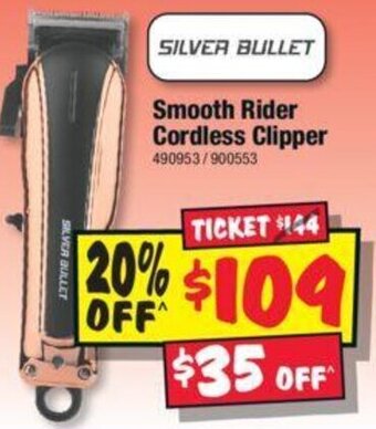 JB Hi-Fi Smooth Rider Cordless Clipper offer