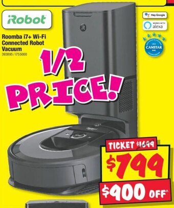 Roomba i7+ Wi-Fi Connected Robot Vacuum