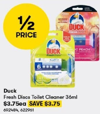 BIG W Duck Fresh Discs Toilet Cleaner 36ml offer