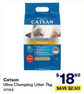BIG W Catsan Ultra Clumping Litter 7kg offer