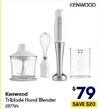 BIG W Kenwood Triblade Hand Blender offer