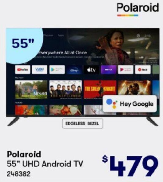 BIG W Polaroid 55" UHD Android TV offer