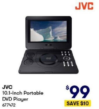 JVC 10.1-Inch Portable DVD Player