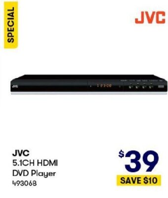 BIG W JVC 5.1CH HDMI DVD Player offer
