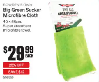 BOWDEN'S OWN Big Green Sucker Microfibre Cloth
