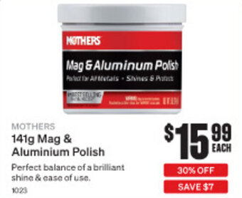 SuperCheap Auto MOTHERS 141g Mag & Aluminium Polish offer