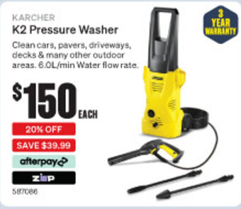 SuperCheap Auto KARCHER K2 Pressure Washer offer