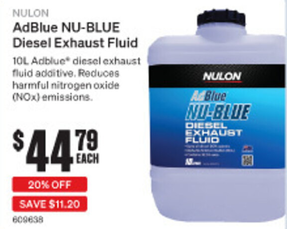 SuperCheap Auto NULON AdBlue NU-BLUE Diesel Exhaust Fluid offer