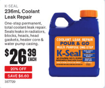 SuperCheap Auto K-SEAL 236mL Coolant Leak Repair offer