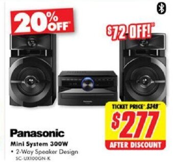 Panasonic Mini System 300W