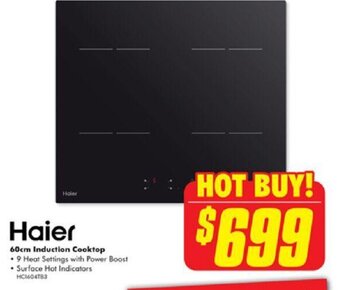 The Good Guys Haier 60cm Induction Cooktop offer