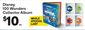 BIG W Disney 100 Wonders Collector Album offer