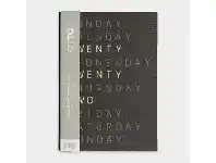 Officeworks Otto A5 Day to Page 2022 Textured Paper Diary Words offer