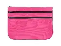 Officeworks Studymate Pencil Case 3 Zips Pink offer