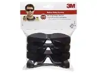 Officeworks 3M Safety Eyewear Black 4 Pack offer