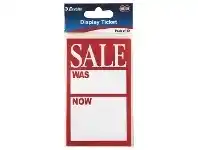 Officeworks Quik Stik QuikStik A7 Sale Display Tickets Was/Now 10 Pack offer