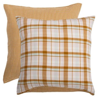 Pillow Talk Mila check european pillowcase by habitat offer