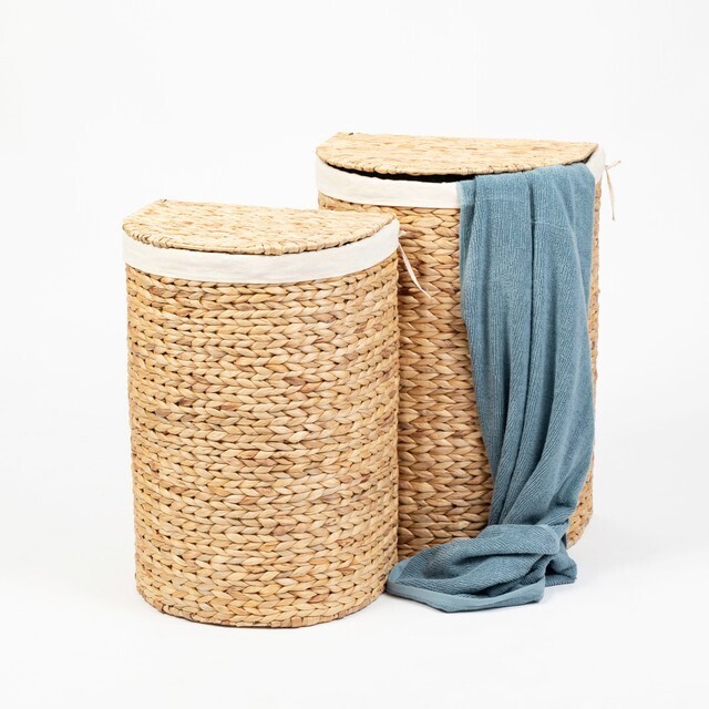 Pillow Talk Arlo hamper by habitat offer
