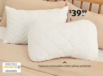 ALDI C Adjustable Memory Foam Pillow offer