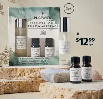 ALDI B Pillow Mist and Essential Oil 3pk offer