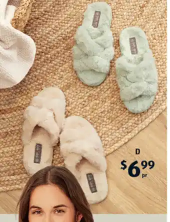 ALDI D Women's Fashion Slippers offer