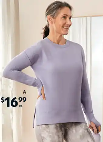 ALDI A Women's Sweat Top or Hoodie offer