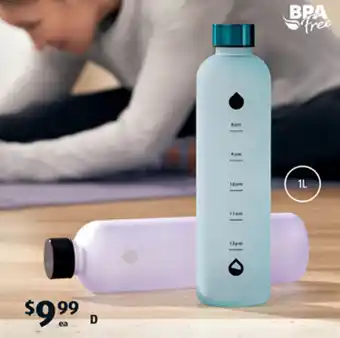 ALDI D Motivational Drink Bottle offer