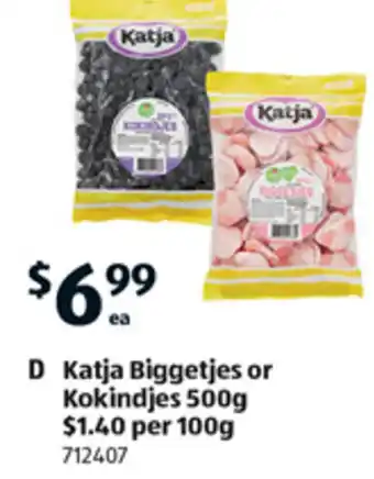 D Katja Biggetjes or Kokindjes 500g