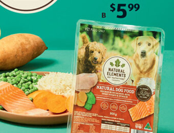 Natural elements best sale dog food