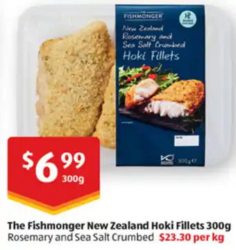ALDI The Fishmonger New Zealand Hoki Fillets 300g offer