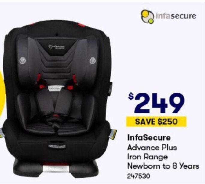 InfaSecure Advance Plus Iron Range Newborn to 8 Years offer at BIG W