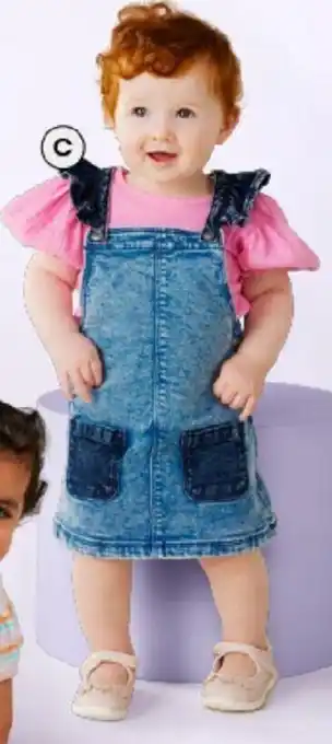 BIG W C. Denim Pinni Sizes 00-2 offer