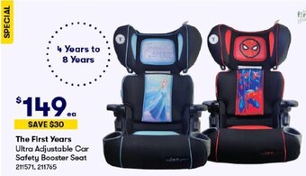 BIG W The First Years Ultra Adjustable Car Safety Booster Seat offer