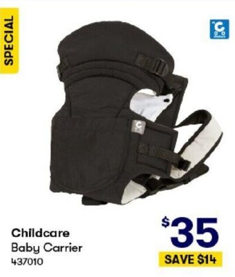 BIG W Childcare Baby Carrier offer