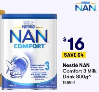 Nestlé NAN Comfort 3 Milk Drink 800g^
