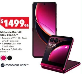 Harvey Norman Motorola Razr 40 Ultra 256GB.** offer
