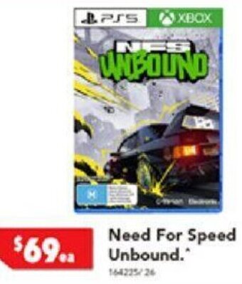 Harvey Norman Need For Speed Unbound. offer