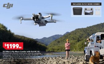 Harvey Norman DJI Mini 3 Fly More Combo with DJI RC GL offer