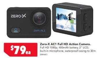 Harvey Norman Zero-X AC1 Full HD Action Camera. offer