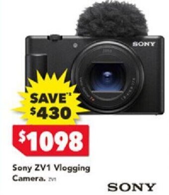Sony ZV1 Vlogging Camera.