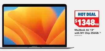 Harvey Norman MacBook Air 13" with M1 Chip 256GB.^+ offer