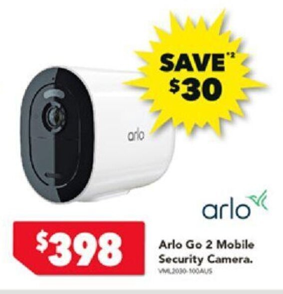 Arlo Go 2 Mobile Security Camera. offer at Harvey Norman