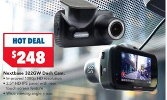Harvey Norman Nextbase 322GW Dash Cam. offer