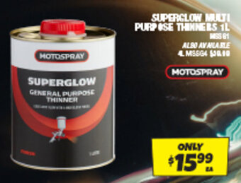 Autobarn SUPERGLOW MULTI PURPOSE THINNERS 1L offer