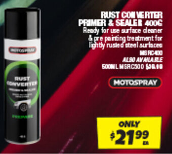 RUST CONVERTER PRIMER & SEALER 400G
