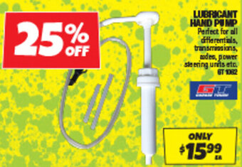 Autobarn LUBRICANT HAND PUMP offer