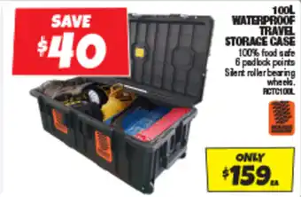 Autobarn 100L WATERPROOF TRAVEL STORAGE CASE offer